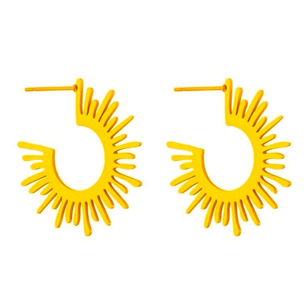 🍒3/$30 New Radiant Sun Stud Earrings